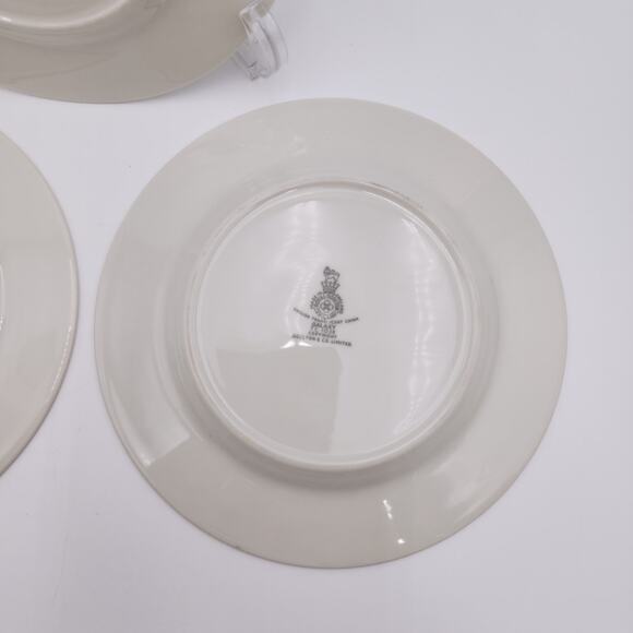 Set of 3 Royal Doulton Galaxy TC1038 Bread Plate China Blue White - Picture 8 of 10